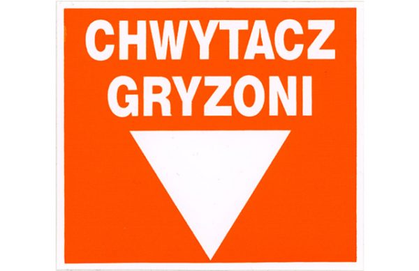 Naklejka na ścianę CHWYTACZ GRYZONI-0