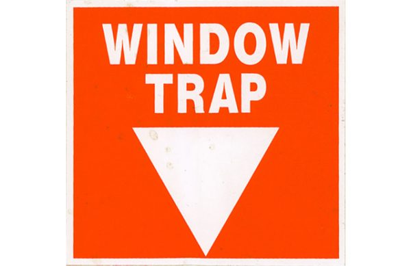 Naklejka na ścianę WINDOW TRAP-0