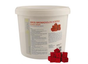 BROS Bromadiolone kostka na myszy i szczury 10 kg-0